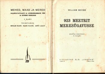 923 meetrit meresügavusse - William Beebe