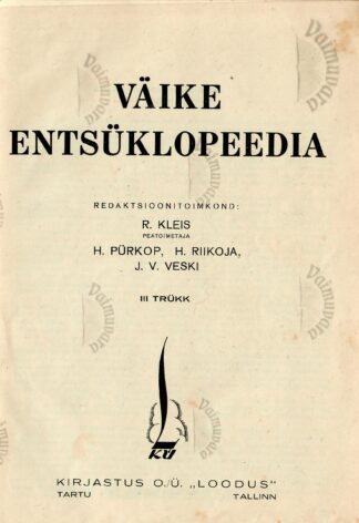 Väike entsüklopeedia 1938