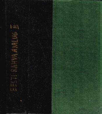 Eesti Rahva Ajalugu II köide 1933 Eesti rahva ajalugu II köide 1933