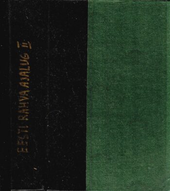 Eesti Rahva Ajalugu II köide 1933 Eesti rahva ajalugu II köide 1933