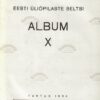 Eesti Üliõpilaste Seltsi album X Eesti Üliõpilaste Seltsi album X