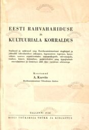 Eesti rahvahariduse ja kultuuriala korraldus 1938