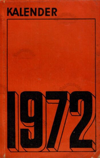 Kalender 1972 Kalender 1972