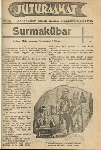 Surmakübar - Anton Maly 1940 Põnevik. Maly