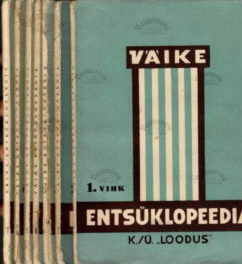 Väike entsüklopeedia 1.-7. vihik 1938 Väike entsüklopeedia 1.-7. vihik 1938