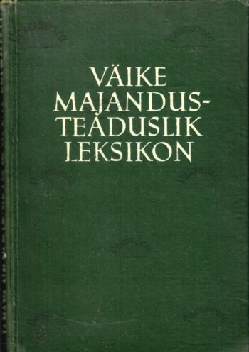 Väike majandusteaduslik leksikon Väike majandusteaduslik leksikon 1961