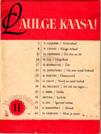 Laulge kaasa! 11 Laulge kaasa! 11