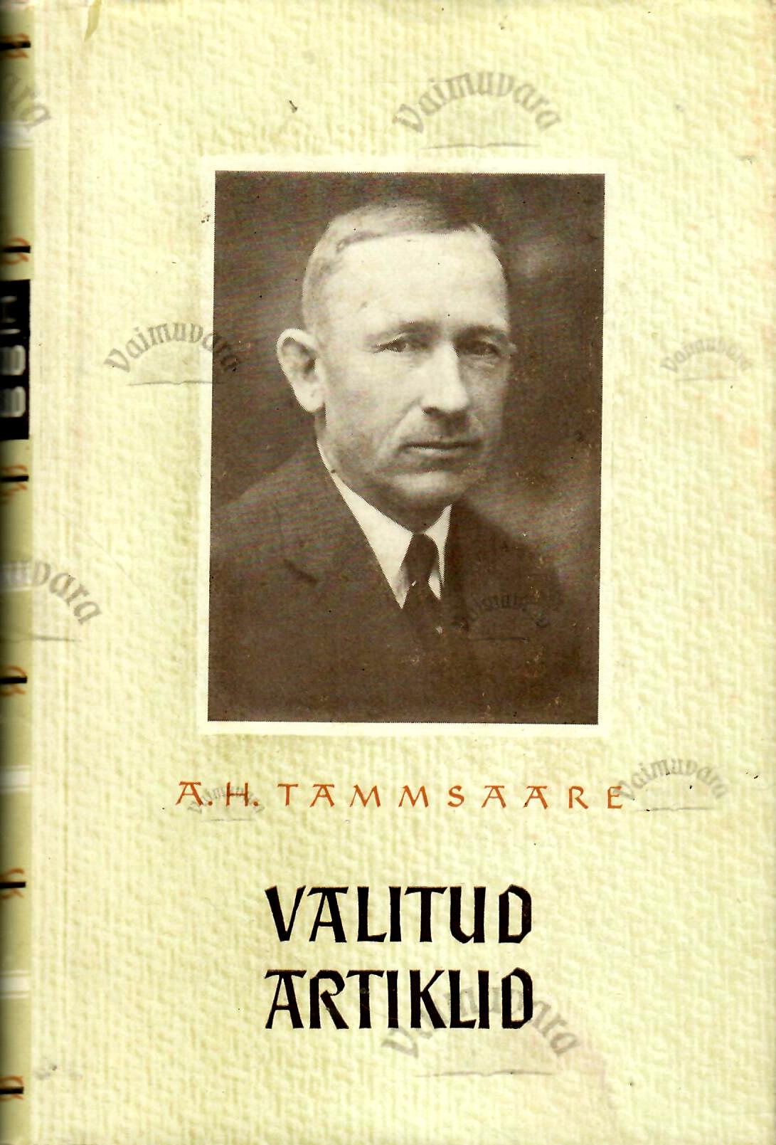 Valitud artiklid - Anton Hansen Tammsaare