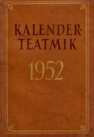 Kalender-teatmik 1952
