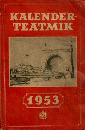 Kalender-teatmik 1953 Kalender-teatmik 1953