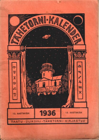 Tähetorni Kalender 1936 13. aastakäik