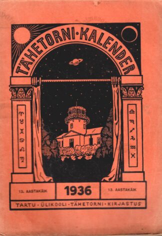 Tähetorni Kalender 1936 13. aastakäik