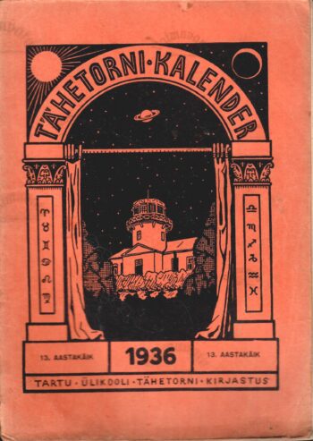 Tähetorni Kalender 1936 13. aastakäik