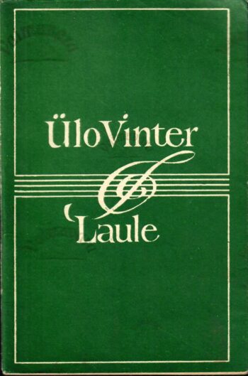 Laule - Ülo Vinter Laule - Ülo Vinter 1974