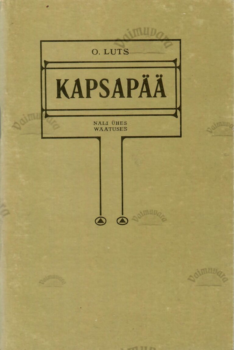 Kapsapää. Nali ühes vaatuses - Oskar Luts