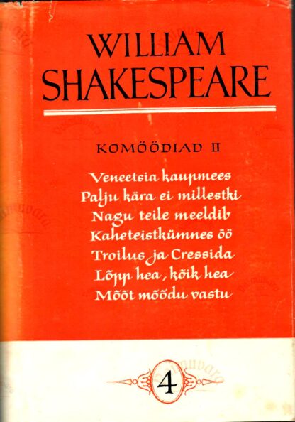 Komöödiad II. William Shakespeare'i kogutud teosed IV