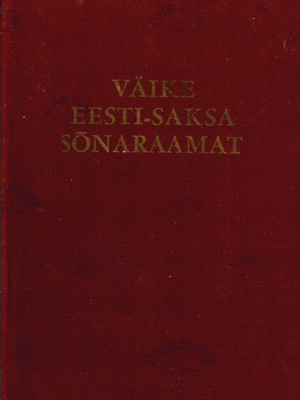 Väike Eesti-Saksa sõnaraamat – E. Kobolt