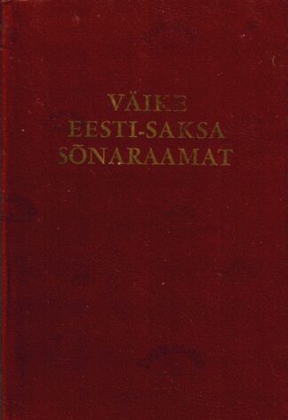 Väike Eesti-Saksa sõnaraamat - E. Kobolt