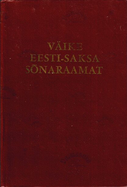 Väike Eesti-Saksa sõnaraamat - E. Kobolt