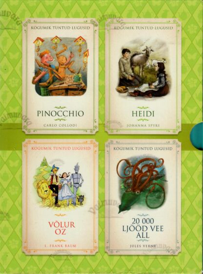 Kogumik tuntud lugusid: Võlur Oz, Pinocchio, Heidi, 20 000 ljööd vee all