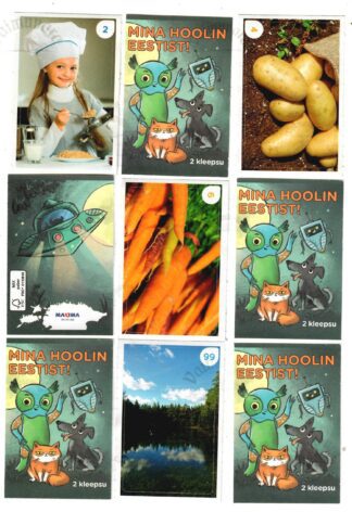 Maxima kleepsud Mina hoolin Eestist