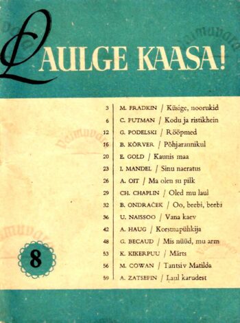 Laulge kaasa! 8 Laulge kaasa! 8