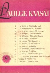 Laulge kaasa 9, 1968 Laulge kaasa! 9, 1968