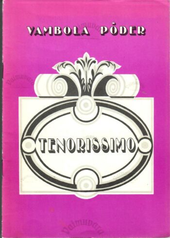 Tenorissimo - Vambola Põder Tenorissimo - Vambola Põder