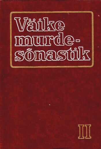 Väike murdesõnastik II Väike murdesõnastik II