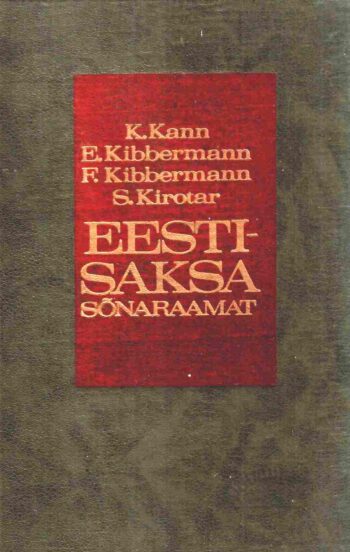 Eesti-saksa sõnaraamat - Estnisch-deutsches Wörterbuch, 1987 Eesti-saksa sõnaraamat - Estnisch-deutsches Wörterbuch, 1987