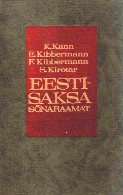 Eesti-saksa sõnaraamat - Estnisch-deutsches Wörterbuch, 1987