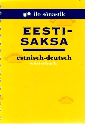 Eesti-Saksa sõnastik. Estnisch-Deutsch Wörterbuch, 2001