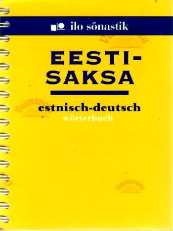 Eesti-Saksa sõnastik. Estnisch-Deutsch Wörterbuch, 2001