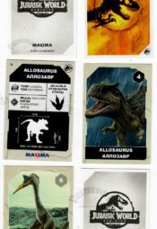 Maxima kleebised ja kaardid Jurassic World raamatule Käi dinosauruse jälgedes Maxima kleebised ja kaardid Jurassic World raamatule "Käi dinosauruse jälgedes"