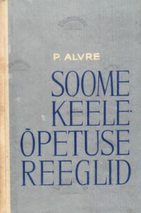 Soome keeleõpetuse reeglid - Paul Alvre