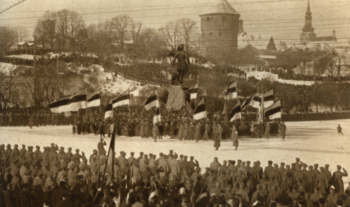 Eesti Vabariigi aastapäeva tähistamisest Esimese vabariigi aastapäeva tähistamine Tallinnas 24. veebruaril tähistataksee Eesti Vabariigi aastapäeva. Eestimaa 19