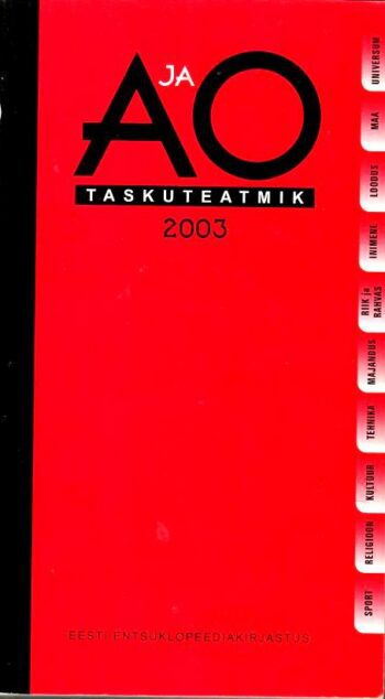 A ja O taskuteatmik 2003