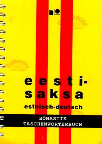 Eesti-saksa sõnastik. Estnisch-Deutsch Taschenwörterbuch, 1996