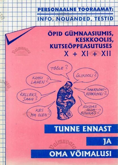 Tunne ennast ja oma võimalusi. Info, nõuanded, testid - Tiit Saksakulm