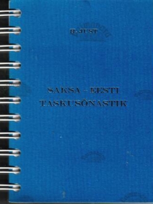 Saksa-eesti taskusõnastik – H. Just, 2004