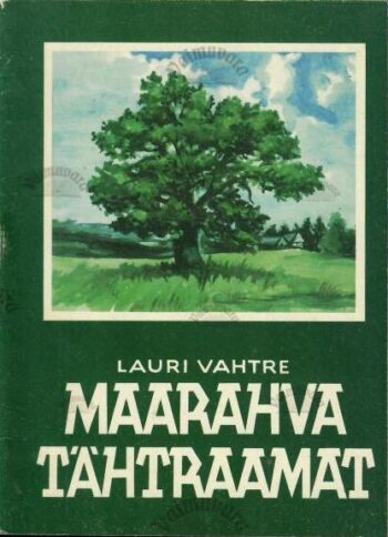 Maarahva tähtraamat - Lauri Vahtre, 1991 Maarahva tähtraamat - Lauri Vahtre, 1991